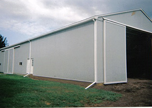 Steel Clad Drive Shed
