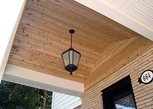 Cedar Front Porch Detail